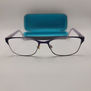 Marchon NYC Junior Eyeglass Frames SF-562 52-16-138 Purple Metal Frames Only